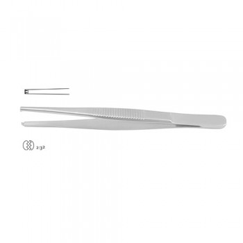Dissecting Forceps 2 x 3 Teeth Stainless Steel, 20 cm - 8"